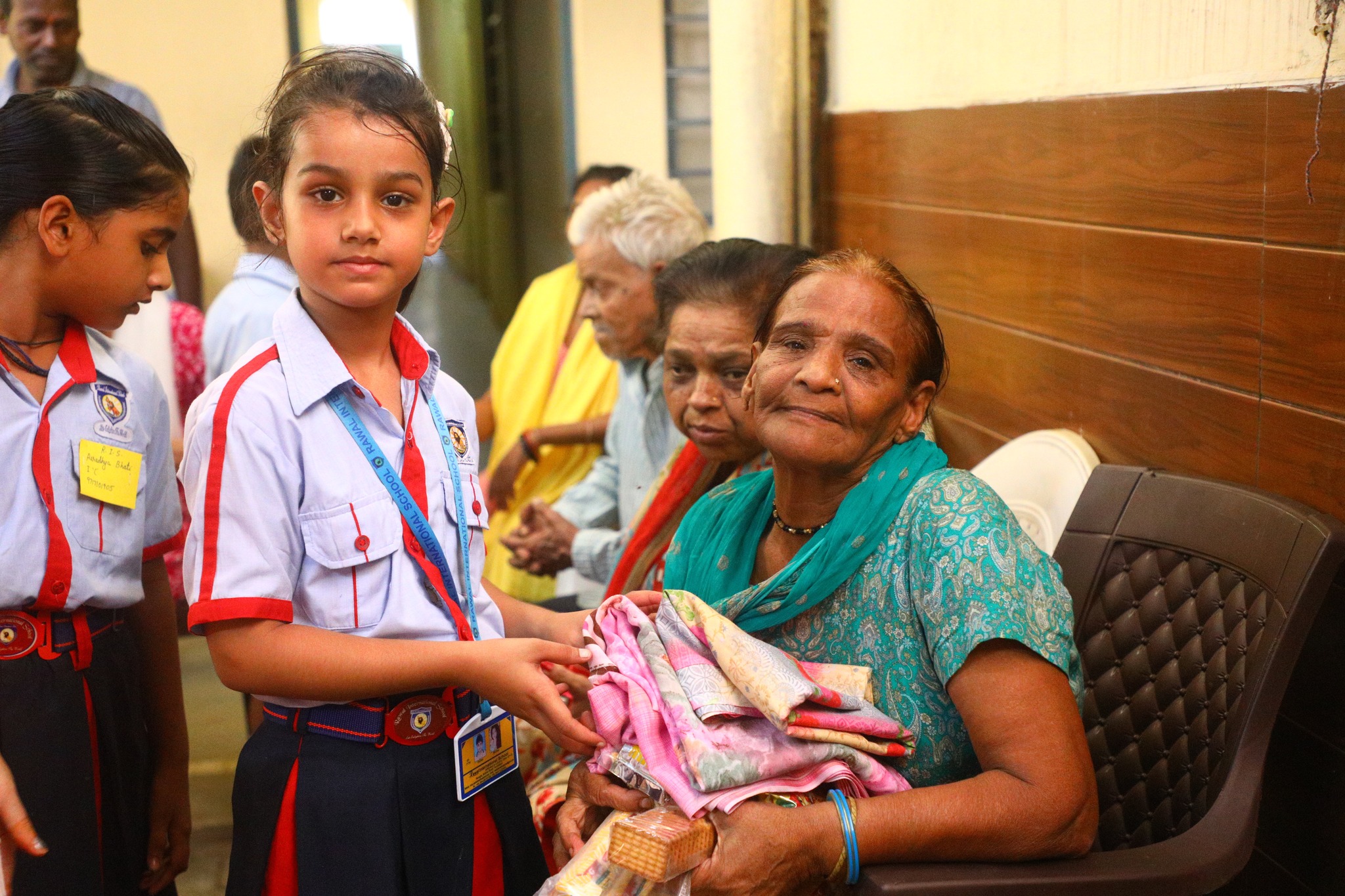 Visit to old age home
